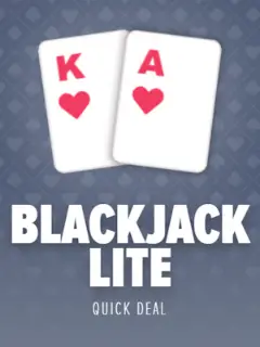 Blackjack Lite by Quickdeal, live table in the Stake lobby