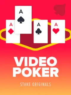 Video Poker by Stake Originals, in-house game in the Stake lobby