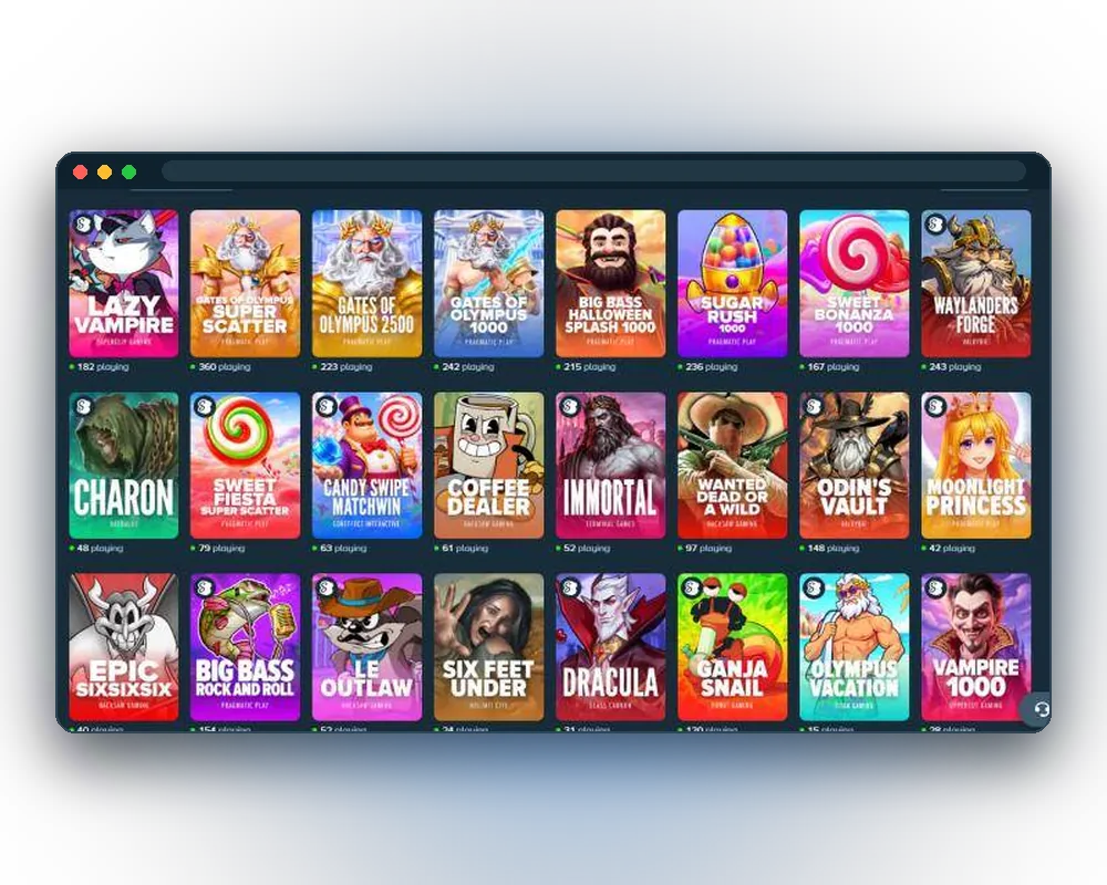 Slots group on stake.com
